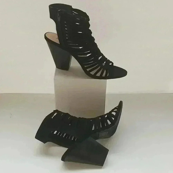 JUSTFAB Booties open toe heeled sandals - Picture 3 of 8